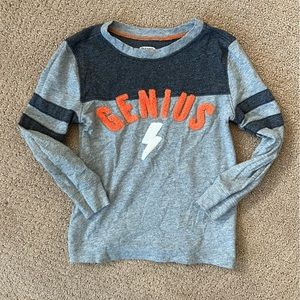 Genius, Old Navy, Grey Long Sleeve, Boys size 3T